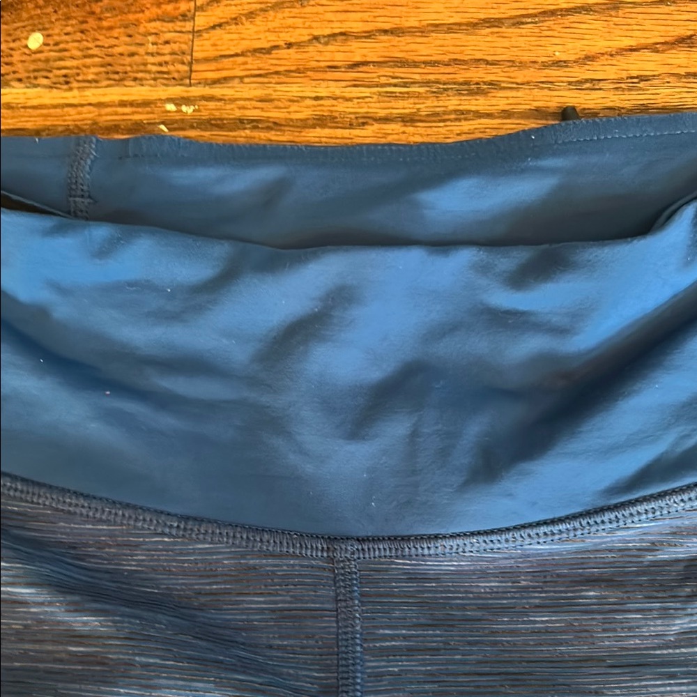 Lululemon Athletica Blue Leggings Soft Elastic Waist - Picture 6 of 11